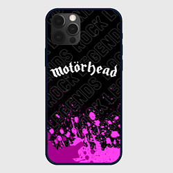 Чехол для iPhone 12 Pro Motorhead rock legends: символ сверху, цвет: 3D-черный