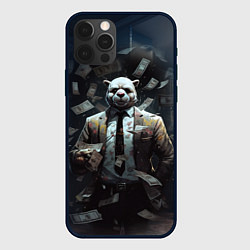 Чехол для iPhone 12 Pro Payday 3 animal mask, цвет: 3D-черный