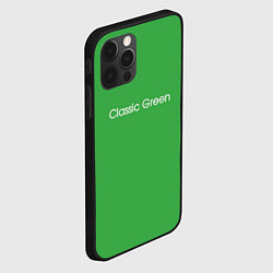 Чехол для iPhone 12 Pro Classic Green, цвет: 3D-черный — фото 2