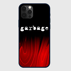 Чехол iPhone 12 Pro Garbage red plasma