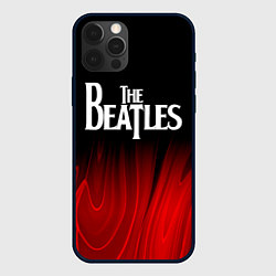 Чехол iPhone 12 Pro The Beatles red plasma