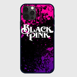 Чехол для iPhone 12 Pro Blackpink - neon, цвет: 3D-черный