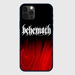 Чехол для iPhone 12 Pro Behemoth red plasma, цвет: 3D-черный