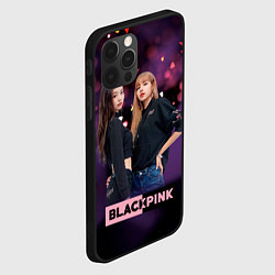 Чехол для iPhone 12 Pro Blackpink purple, цвет: 3D-черный — фото 2