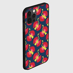Чехол для iPhone 12 Pro Тропические птицы, цвет: 3D-черный — фото 2