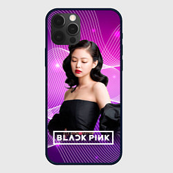 Чехол для iPhone 12 Pro BlackPink Jennie, цвет: 3D-черный