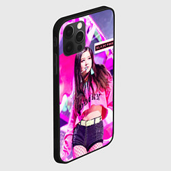 Чехол для iPhone 12 Pro Rose Blackpink, цвет: 3D-черный — фото 2