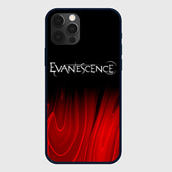 Чехол для iPhone 12 Pro Evanescence red plasma, цвет: 3D-черный