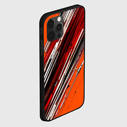 Чехол для iPhone 12 Pro Киберпанк модерн линии, цвет: 3D-черный — фото 2