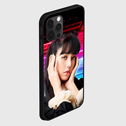 Чехол для iPhone 12 Pro Lisa Blackpink music kpop, цвет: 3D-черный — фото 2