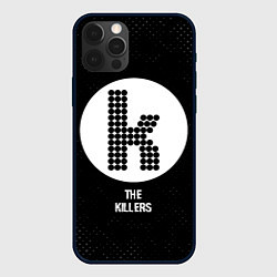Чехол для iPhone 12 Pro The Killers glitch на темном фоне, цвет: 3D-черный