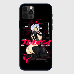 Чехол для iPhone 12 Pro Nier automata waifu, цвет: 3D-черный