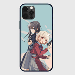 Чехол для iPhone 12 Pro Takina Inoue and Chisato Nishikigi - Lycoris Recoi, цвет: 3D-черный