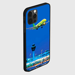 Чехол для iPhone 12 Pro S7 Боинг 737, цвет: 3D-черный — фото 2