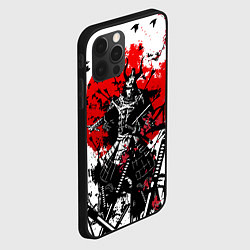 Чехол для iPhone 12 Pro Bushido warrior, цвет: 3D-черный — фото 2
