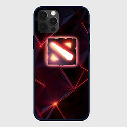 Чехол для iPhone 12 Pro Dota 2 Lightning, цвет: 3D-черный