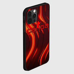 Чехол для iPhone 12 Pro CS GO red neon, цвет: 3D-черный — фото 2