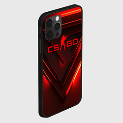 Чехол для iPhone 12 Pro CS GO red light, цвет: 3D-черный — фото 2