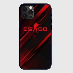 Чехол для iPhone 12 Pro CS GO red light, цвет: 3D-черный