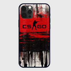 Чехол для iPhone 12 Pro CS GO brushes, цвет: 3D-черный