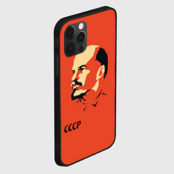 Чехол для iPhone 12 Pro СССР Ленин жив, цвет: 3D-черный — фото 2