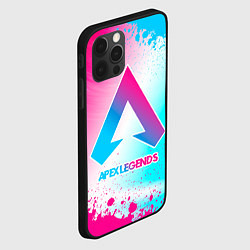 Чехол для iPhone 12 Pro Apex Legends neon gradient style, цвет: 3D-черный — фото 2