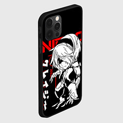 Чехол для iPhone 12 Pro Nier automata - черный и красный, цвет: 3D-черный — фото 2