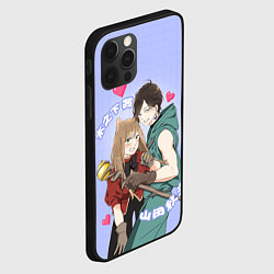 Чехол для iPhone 12 Pro Моя любовь 999 уровня к Ямаде - персонажи игры, цвет: 3D-черный — фото 2