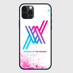 Чехол для iPhone 12 Pro Darling in the FranXX neon gradient style, цвет: 3D-черный