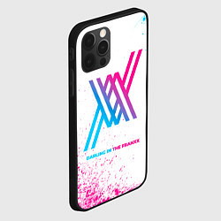 Чехол для iPhone 12 Pro Darling in the FranXX neon gradient style, цвет: 3D-черный — фото 2