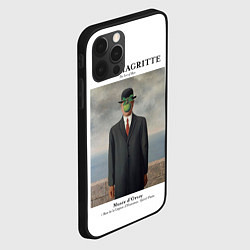Чехол для iPhone 12 Pro Рене Магритт - Сын человеческий, цвет: 3D-черный — фото 2