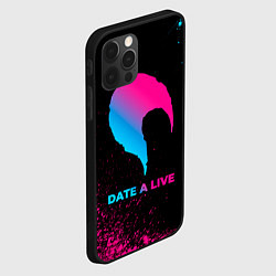 Чехол для iPhone 12 Pro Date A Live - neon gradient, цвет: 3D-черный — фото 2