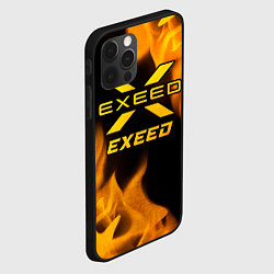 Чехол для iPhone 12 Pro Exeed - gold gradient, цвет: 3D-черный — фото 2