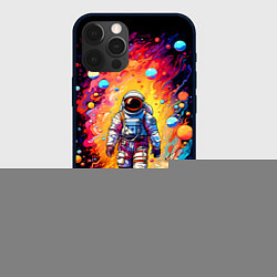 Чехол для iPhone 12 Pro Астронавт на прогулке, цвет: 3D-черный