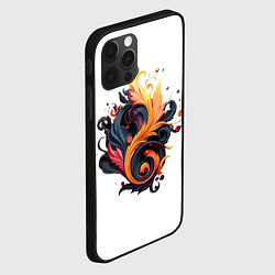 Чехол для iPhone 12 Pro Пламя феникса, цвет: 3D-черный — фото 2