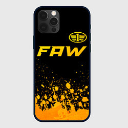 Чехол iPhone 12 Pro FAW - gold gradient: символ сверху