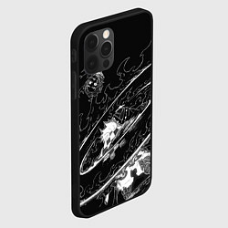 Чехол для iPhone 12 Pro Танджиро против луны - Клинок демонов, цвет: 3D-черный — фото 2