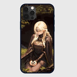 Чехол для iPhone 12 Pro Fire keeper - Dark souls 3, цвет: 3D-черный