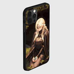 Чехол для iPhone 12 Pro Fire keeper - Dark souls 3, цвет: 3D-черный — фото 2