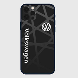 Чехол для iPhone 12 Pro Volkswagen - classic black, цвет: 3D-черный