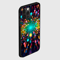 Чехол для iPhone 12 Pro Палочная абстракция, цвет: 3D-черный — фото 2