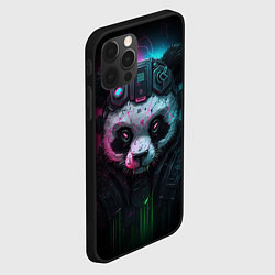 Чехол для iPhone 12 Pro Киберпанк панда, цвет: 3D-черный — фото 2