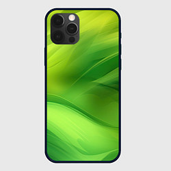 Чехол для iPhone 12 Pro Green lighting background, цвет: 3D-черный