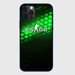 Чехол iPhone 12 Pro CSGO green light logo