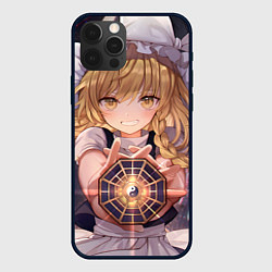 Чехол для iPhone 12 Pro Touhou Project Marisa Kirisame, цвет: 3D-черный