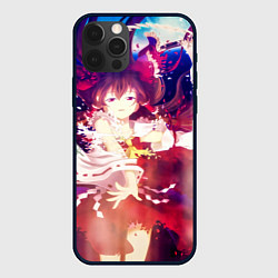 Чехол для iPhone 12 Pro Touhou Project Reimu Хакурей, цвет: 3D-черный