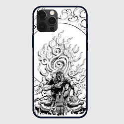 Чехол для iPhone 12 Pro Бенимару Шинмон - Пламенная бригада, цвет: 3D-черный
