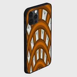 Чехол для iPhone 12 Pro Деревянные своды, цвет: 3D-черный — фото 2
