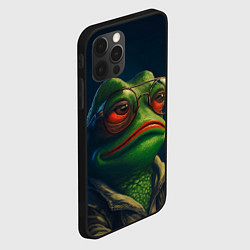 Чехол для iPhone 12 Pro Pepe frog, цвет: 3D-черный — фото 2