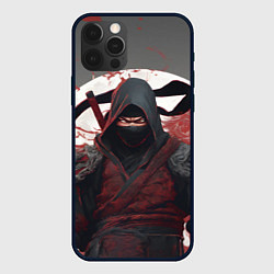 Чехол для iPhone 12 Pro Слепой воин ниндзя, цвет: 3D-черный